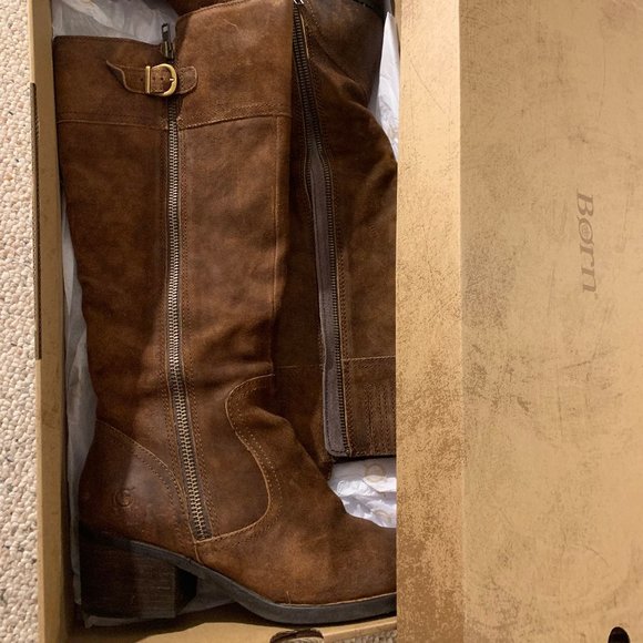 Born Shoes - Born Fannar Rust Boot Size 9